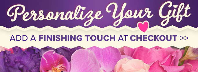 Add the perfect finishing touch to your Mother's Day Gift at Check Out