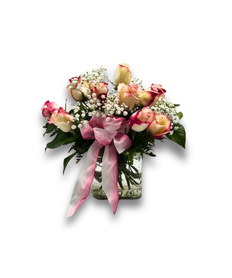 $75 Rose Special - Dozen Short Roses