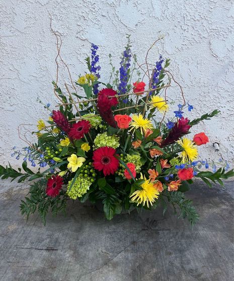 Vibrant Memorial Display