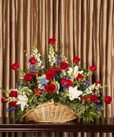 Patriotic Fireside Basket