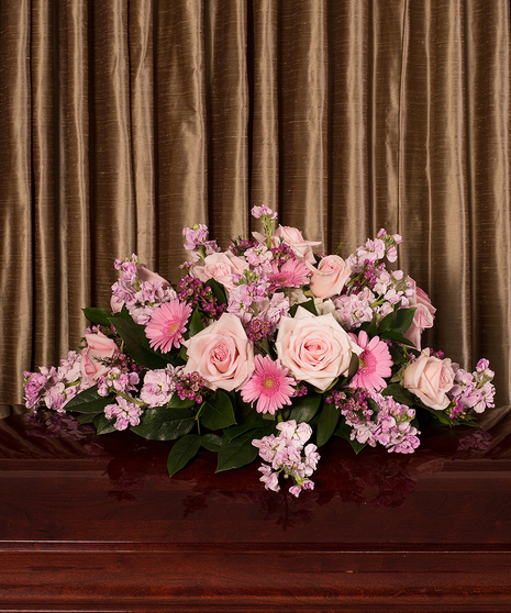Pink Small Casket Spray