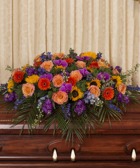 Vibrant Casket Spray